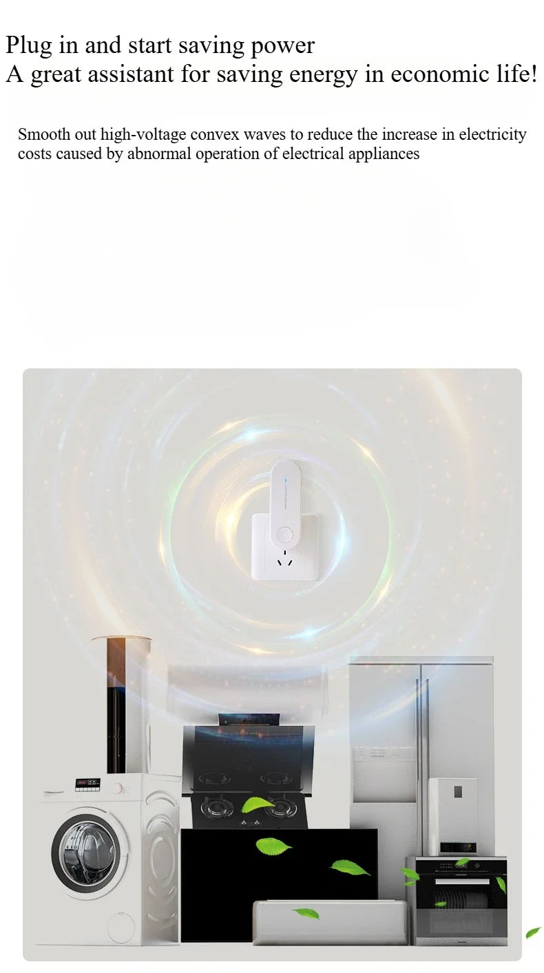 Risparmio Energetico Premium — Stabilizzatore di Tensione ad Alta Efficienza Spina EU/US 90~240V