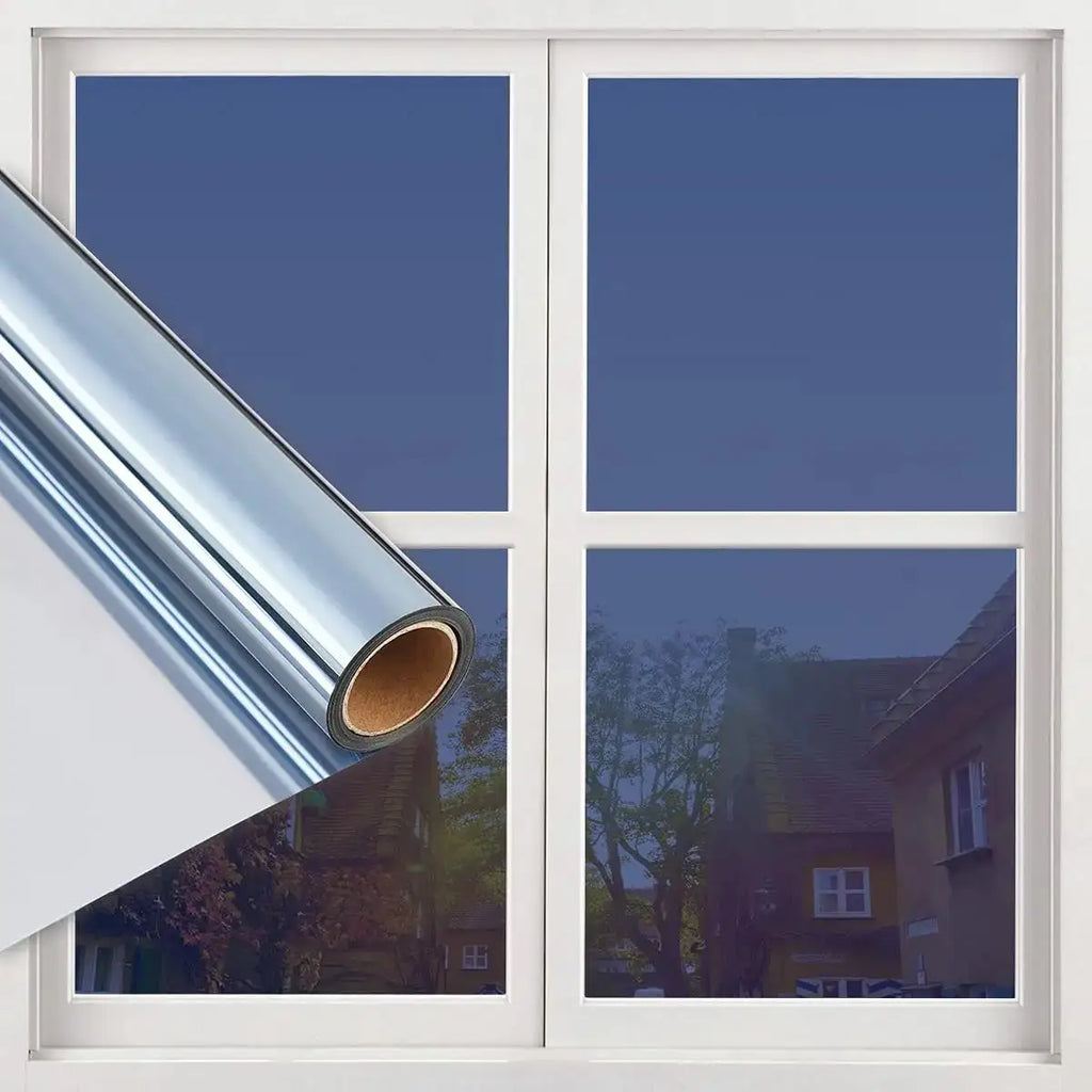 Pellicola Specchio per Finestre — Privacy Diurna, Anti UV, Controllo Calore