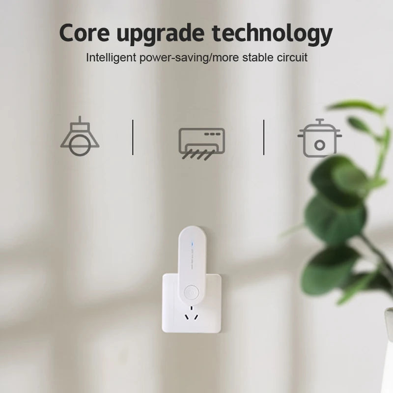 Stabilizzatore di Tensione Risparmio Energetico — Adattatore Presa Elettrica per Casa e Ufficio