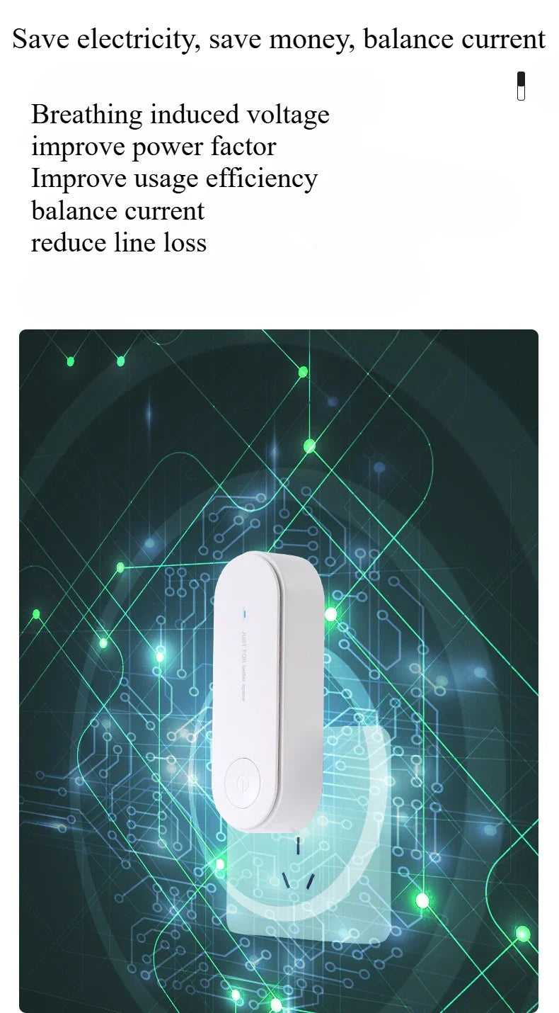 Risparmio Energetico Premium — Stabilizzatore di Tensione ad Alta Efficienza Spina EU/US 90~240V