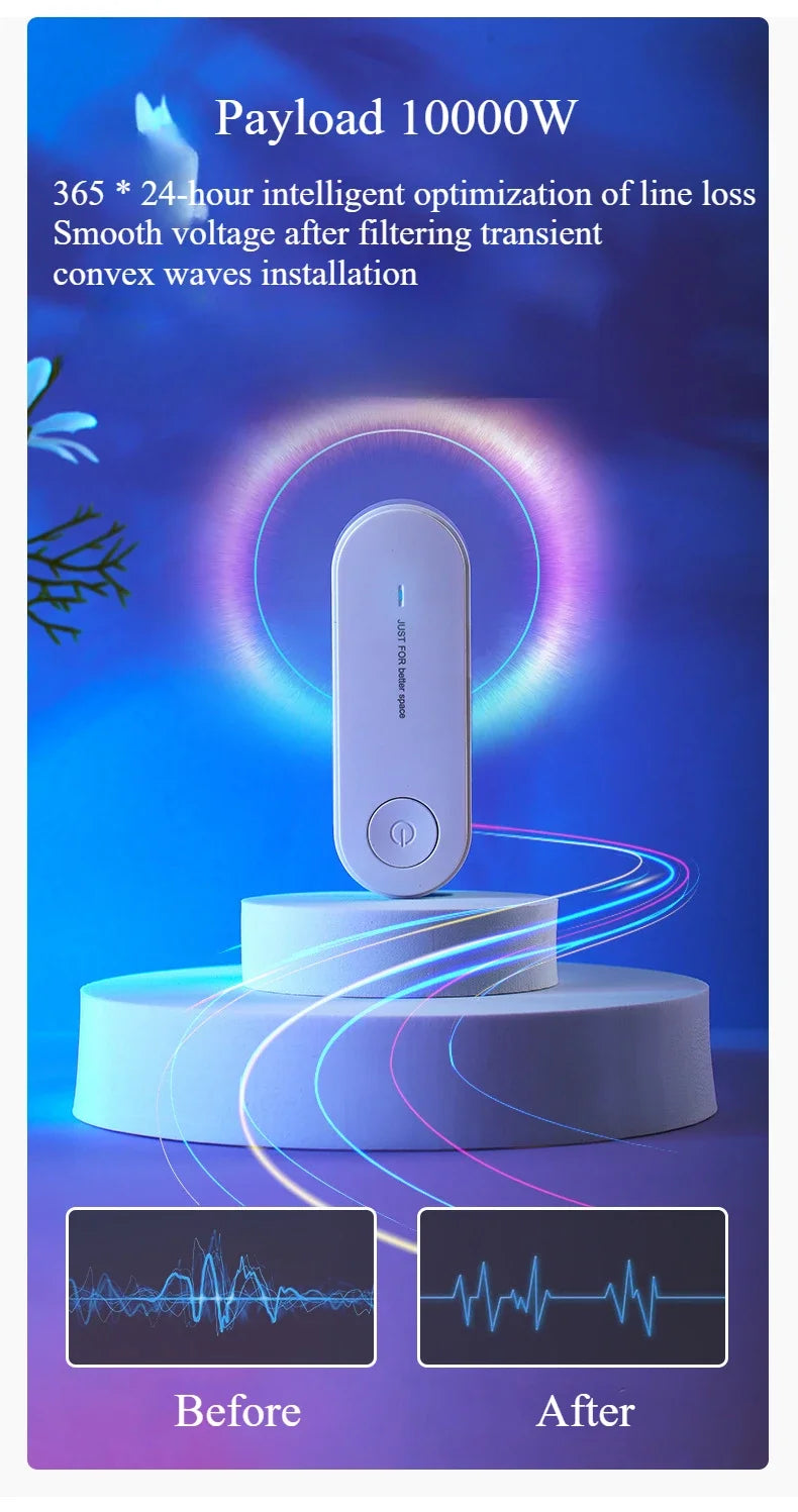 Risparmio Energetico Premium — Stabilizzatore di Tensione ad Alta Efficienza Spina EU/US 90~240V