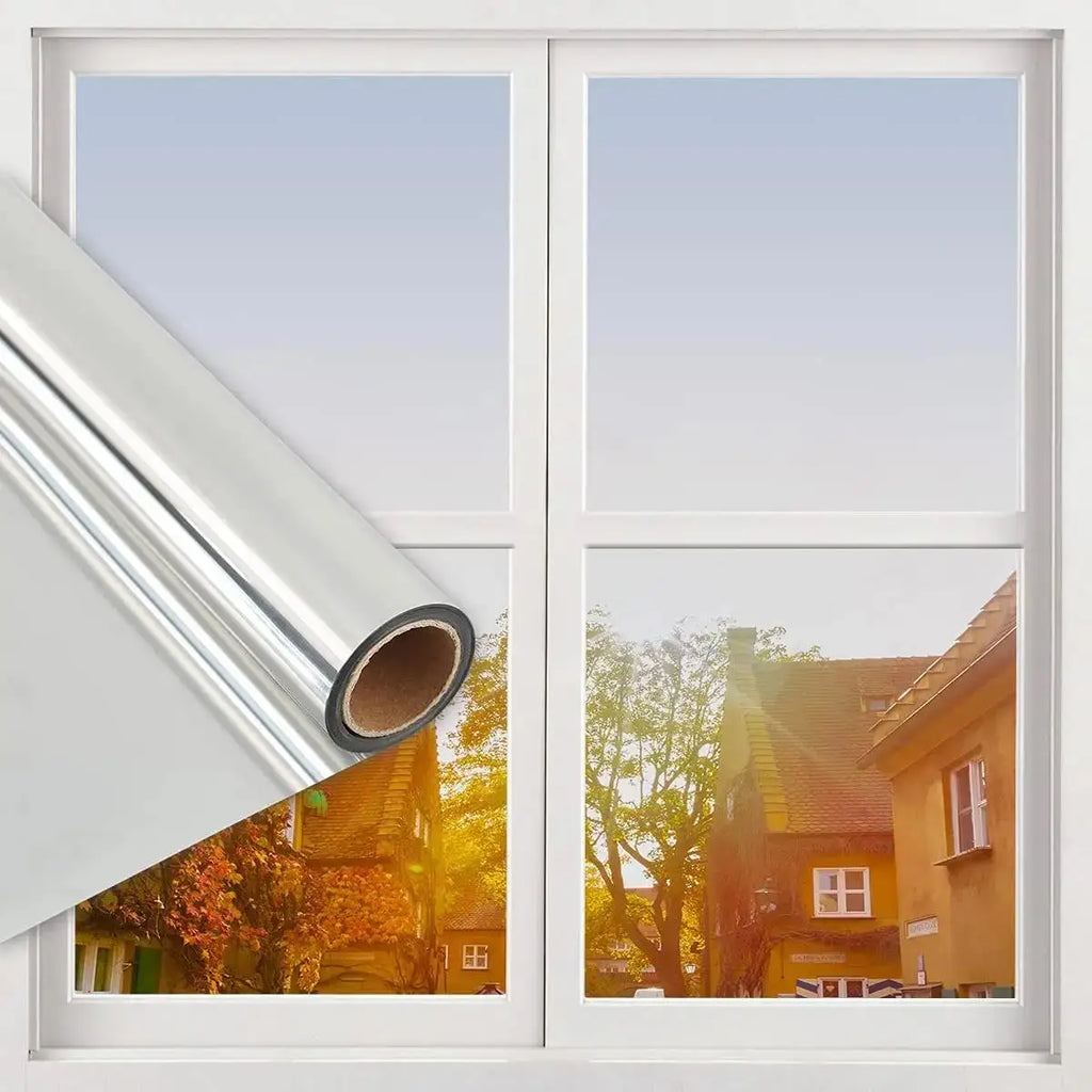 Pellicola Specchio per Finestre — Privacy Diurna, Anti UV, Controllo Calore